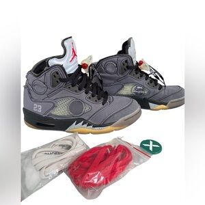 Jordan 5 Retro Off White Muslin sneakers